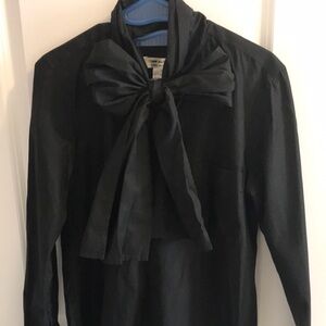100% authentic Comme Des Garçon Black Blouse with Bow